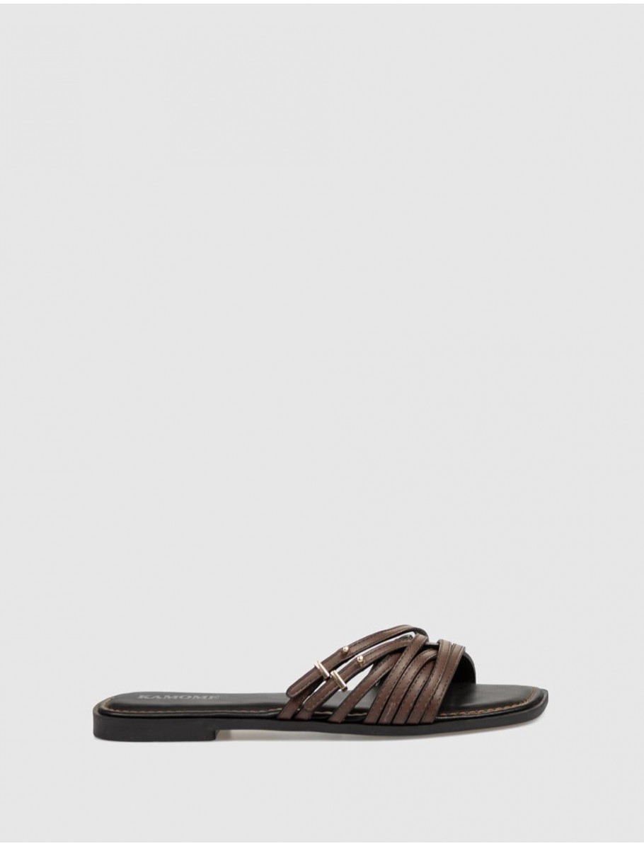 SANDALIA KAMOME TRENDS YAMI MARRoN