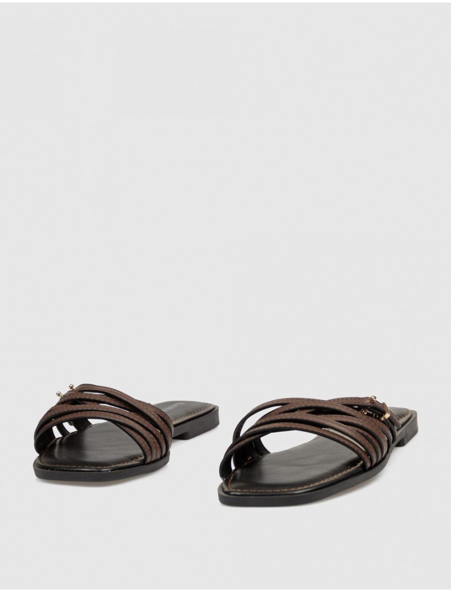 SANDALIA KAMOME TRENDS YAMI MARRoN