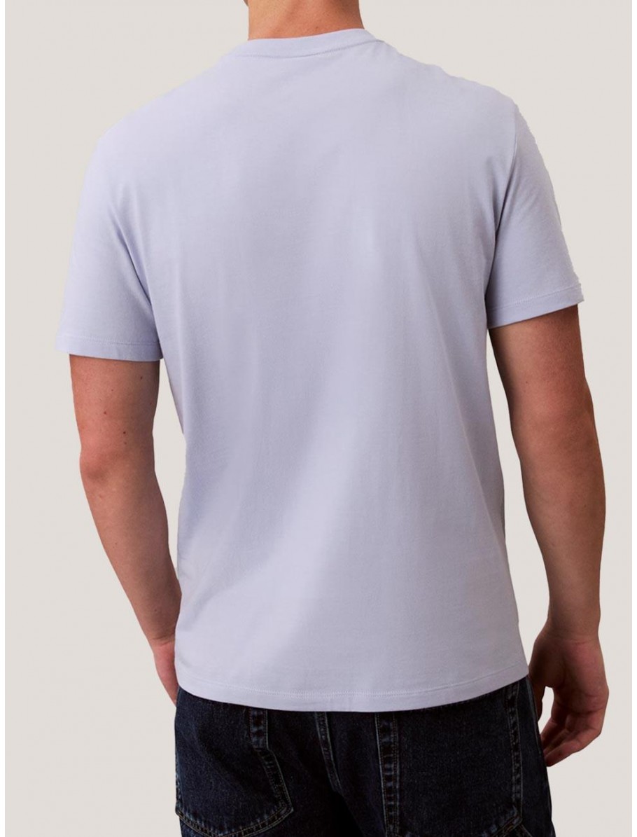 CAMISETA CALVIN KLEIN SS CLASSIC MONOGRAM TEE AZUL