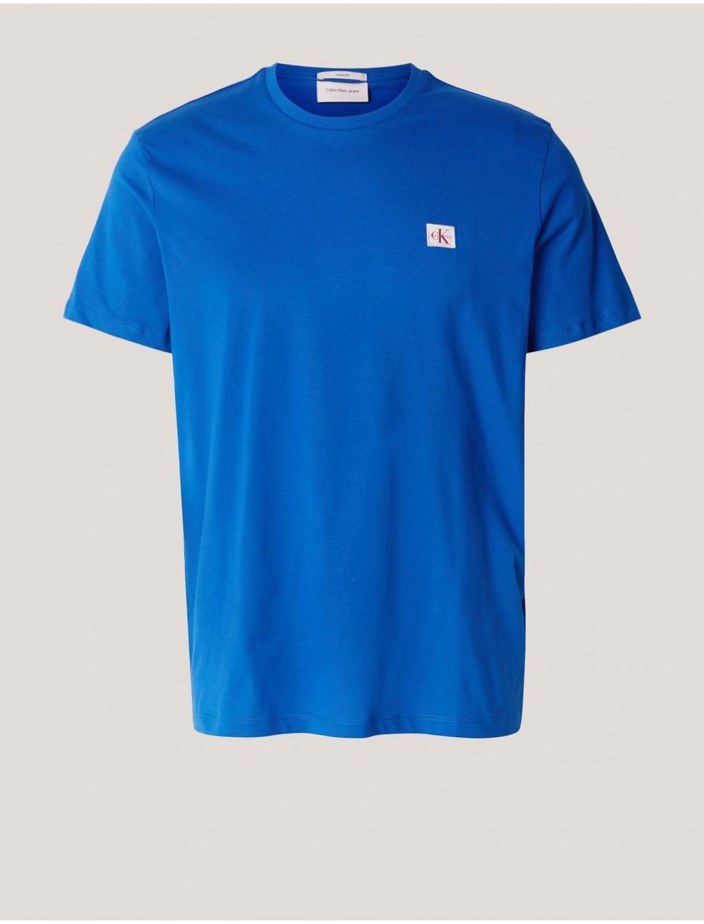 CAMISETA CALVIN KLEIN SS BADGE 30S JERSEY CLASSIC TEE AZUL