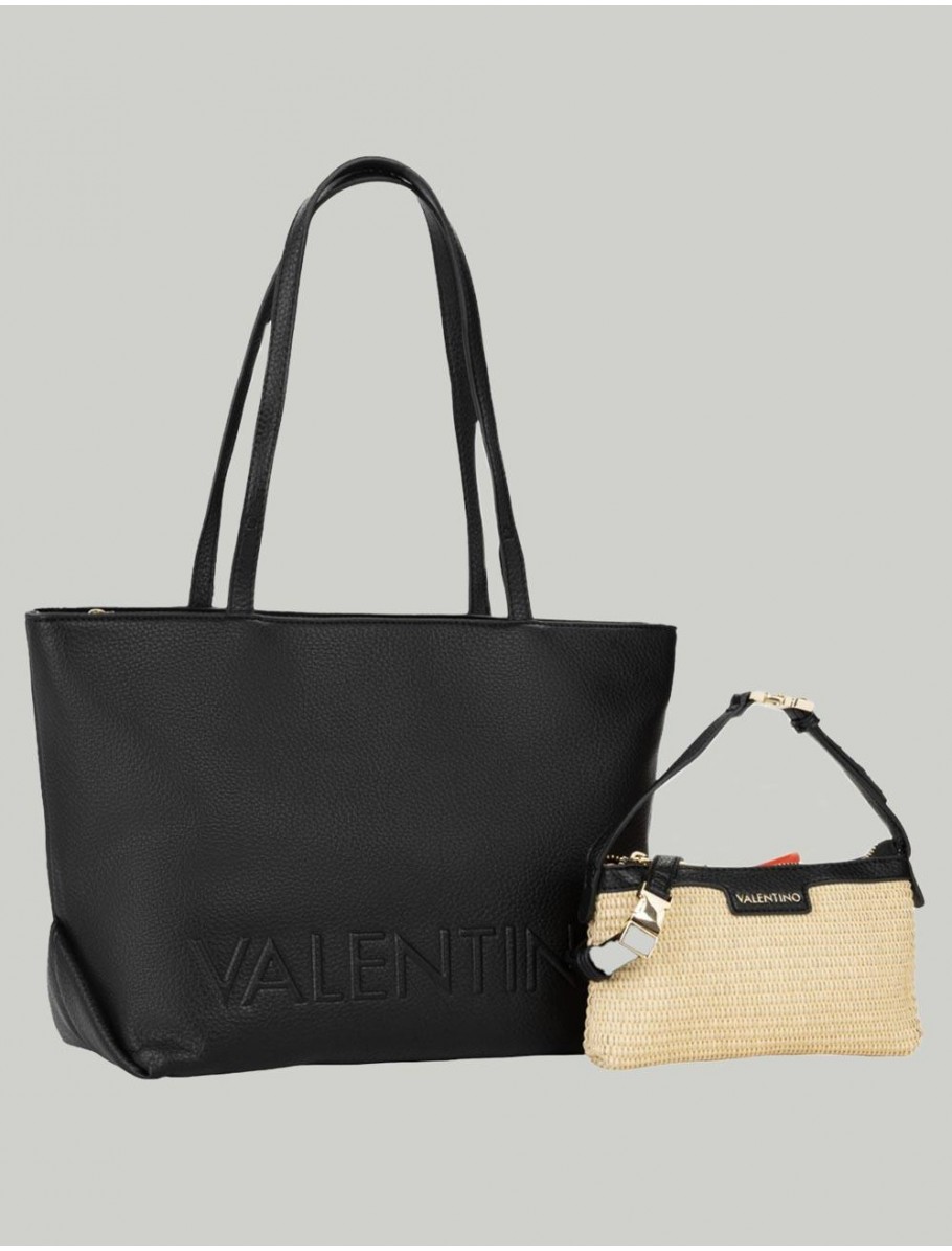 BOLSO VALENTINO BAGS MAIAM VBS9TE01GRA NEGRO