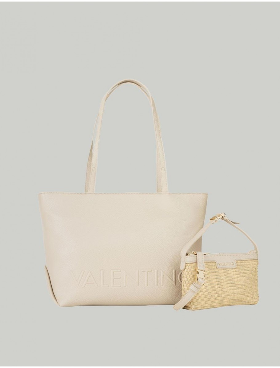 BOLSO VALENTINO BAGS MAIAM VBS9TE01GRA BEIG