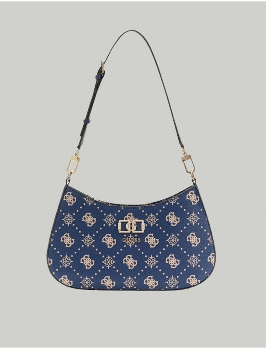 BOLSO GUESS EMELIE LOGO MARINO