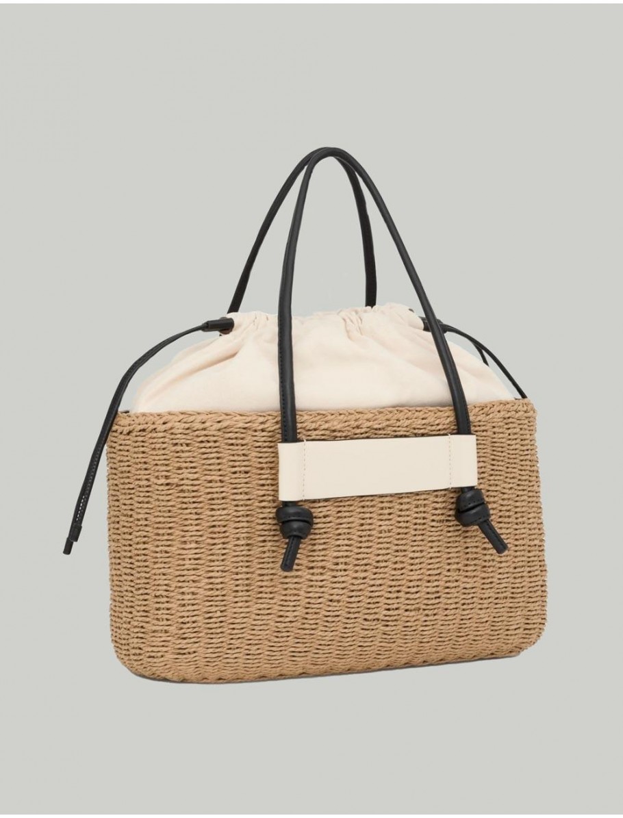 BOLSO TOUS SCOUBIDOU CAPAZO L NATURAL