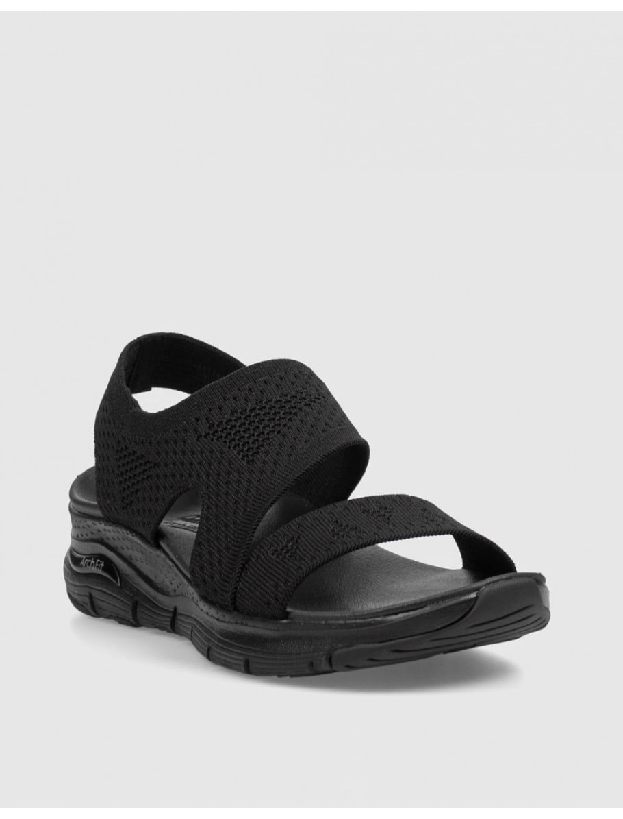 SANDALIA SKECHERS ARCH FIT NEGRO
