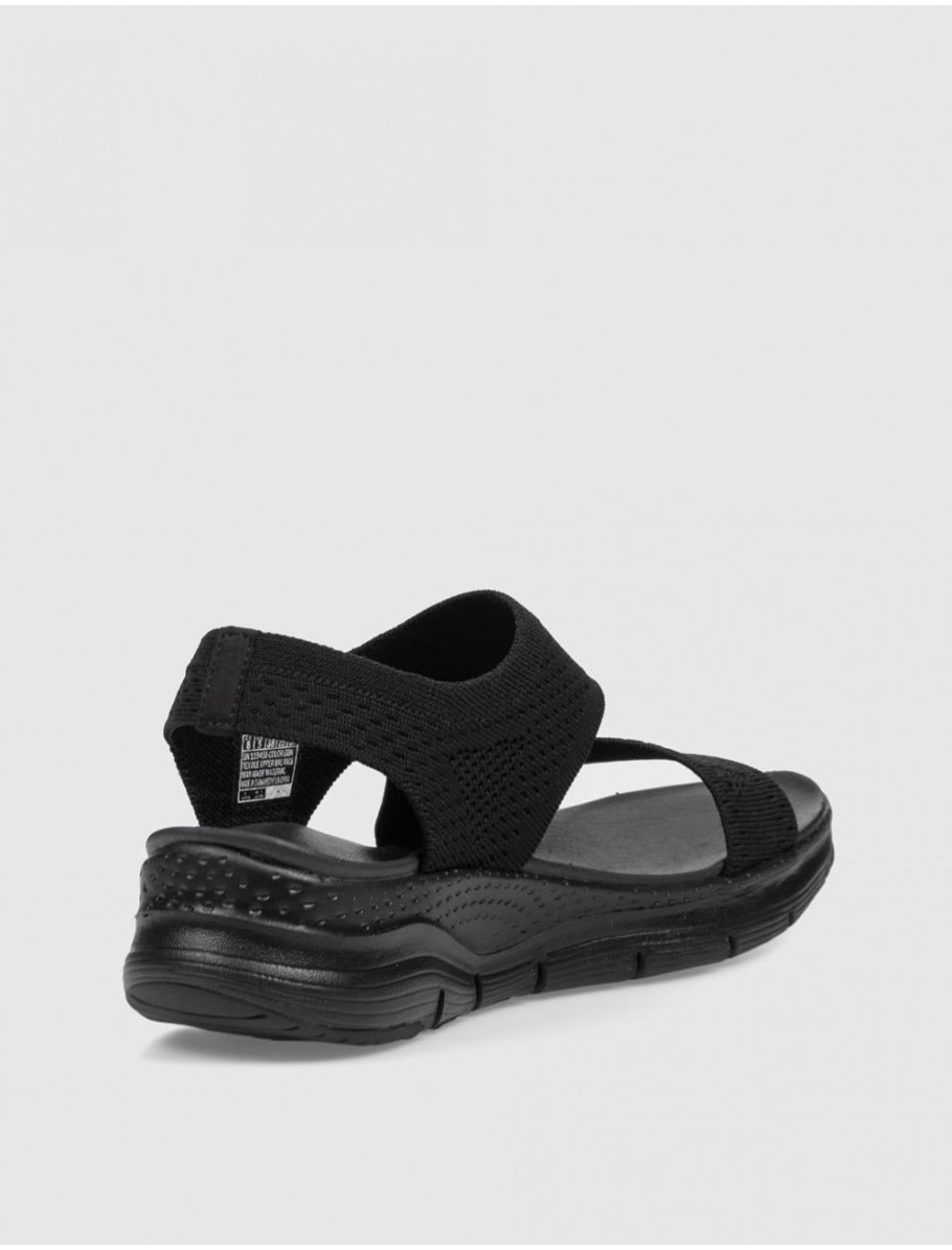 SANDALIA SKECHERS ARCH FIT NEGRO