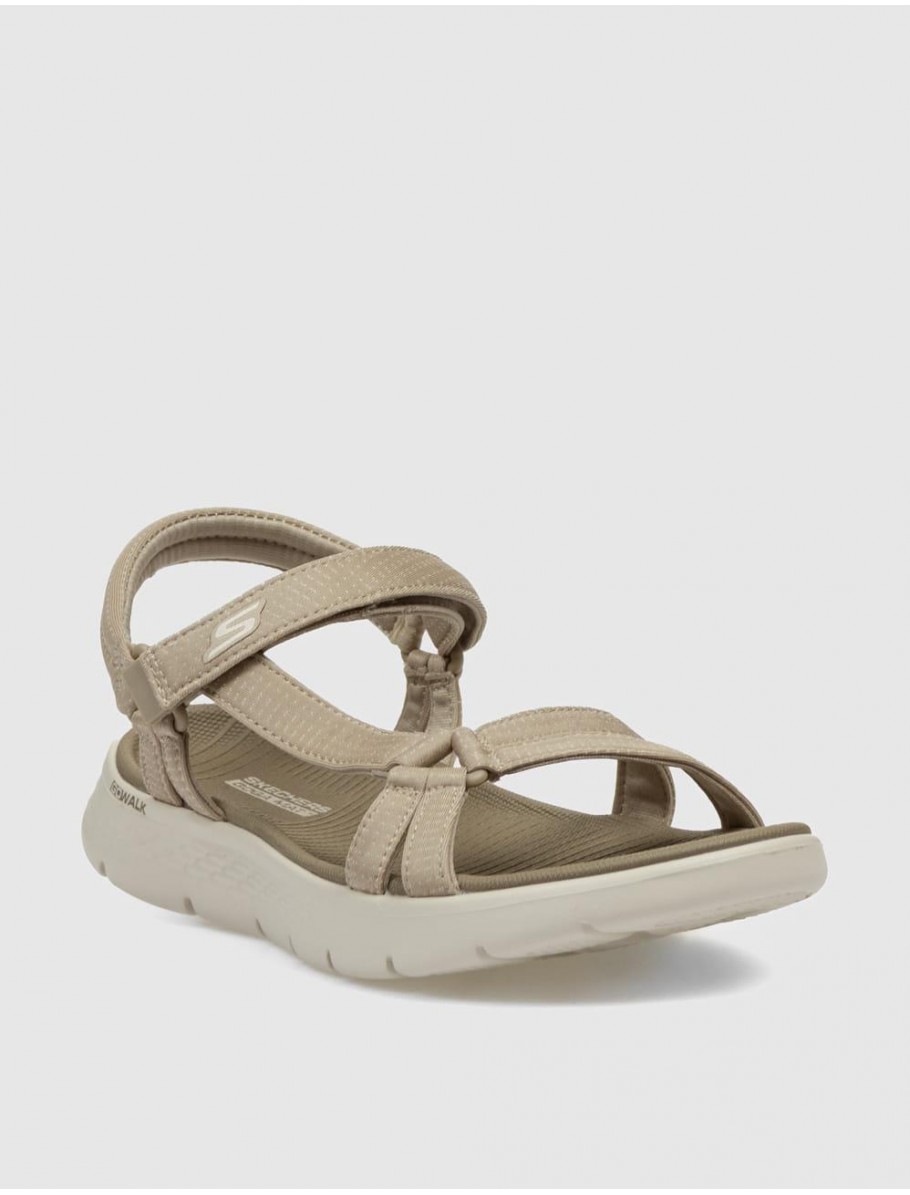 SANDALIA SKECHERS GO WALK FLEX SANDAL SUBLIME TAUPE