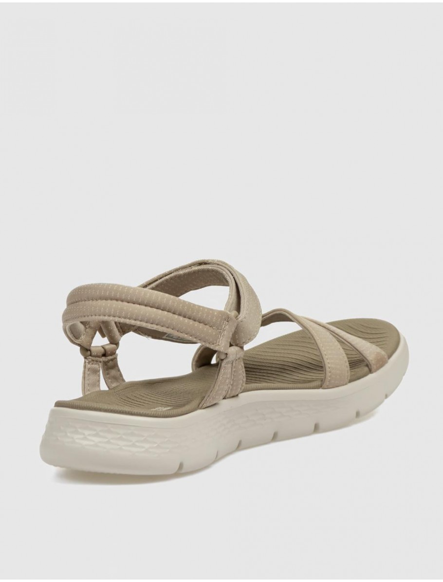 SANDALIA SKECHERS GO WALK FLEX SANDAL SUBLIME TAUPE