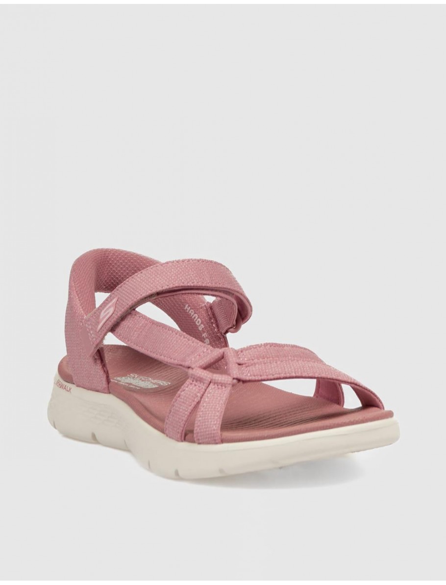 SANDALIA SKECHERS GO WALK FLEX SANDAL ROSA