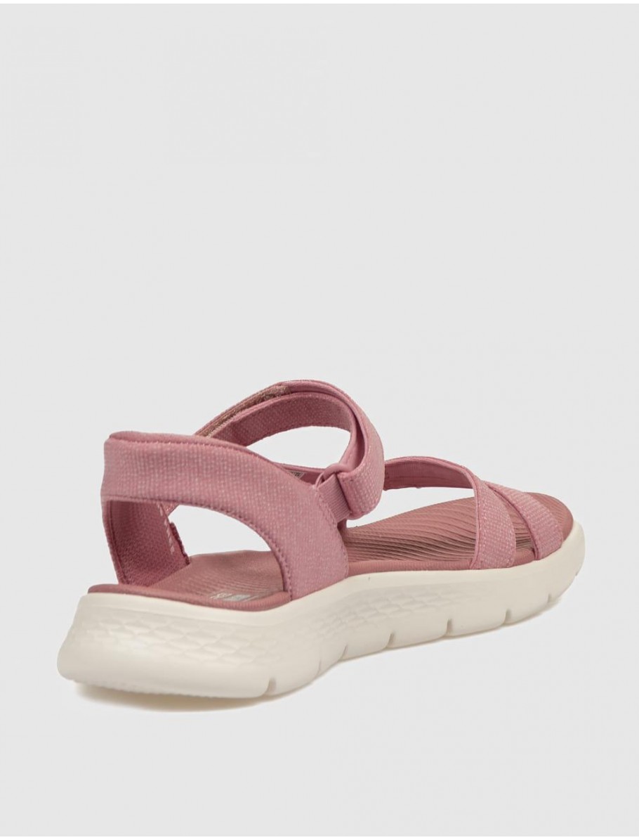 SANDALIA SKECHERS GO WALK FLEX SANDAL ROSA
