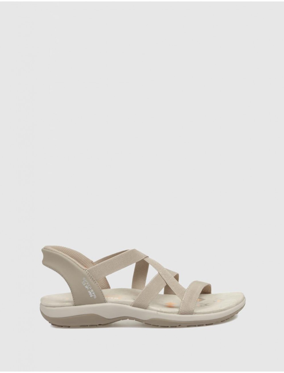 SANDALIA SKECHERS REGGAE SLIM STRETC TAUPE