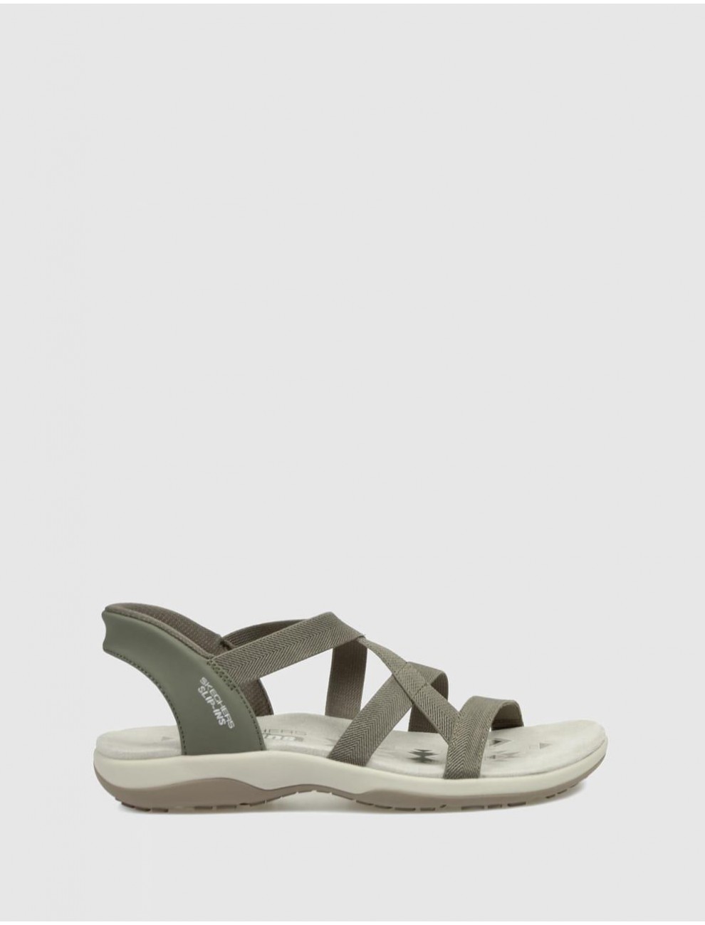 SANDALIA SKECHERS REGGAE SLIM STRETC VERDE