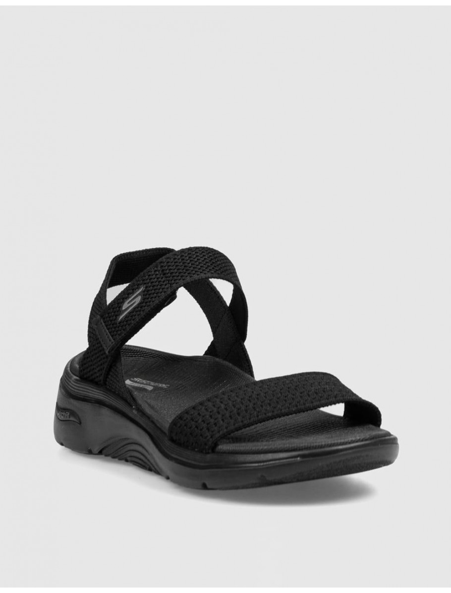 SANDALIA SKECHERS GO WALK ARCH FIT 20 SANDAL NEGRO
