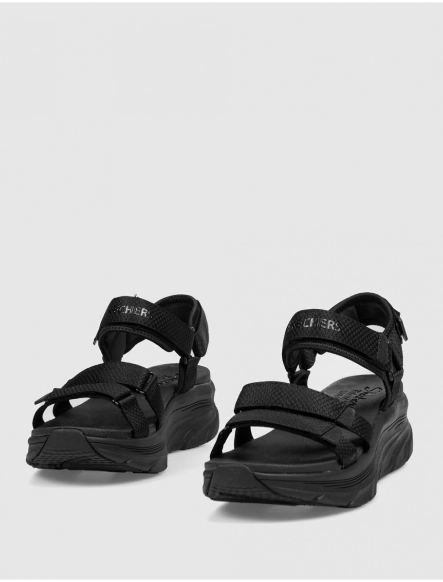 SANDALIA SKECHERS D LUX WALKER SANDAL NEGRO