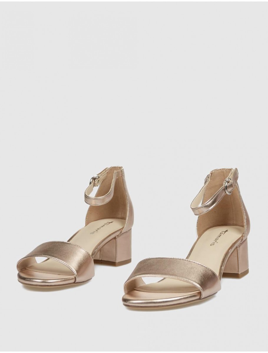 SANDALIA TAMARIS 28295 42 ORO ROSADO