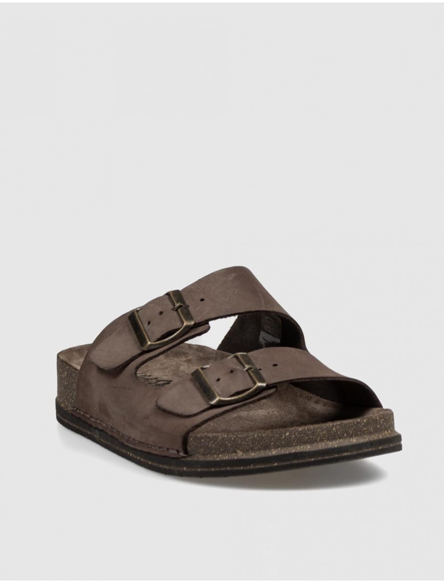 SANDALIA WALK FLY 7447 50050 MARRoN