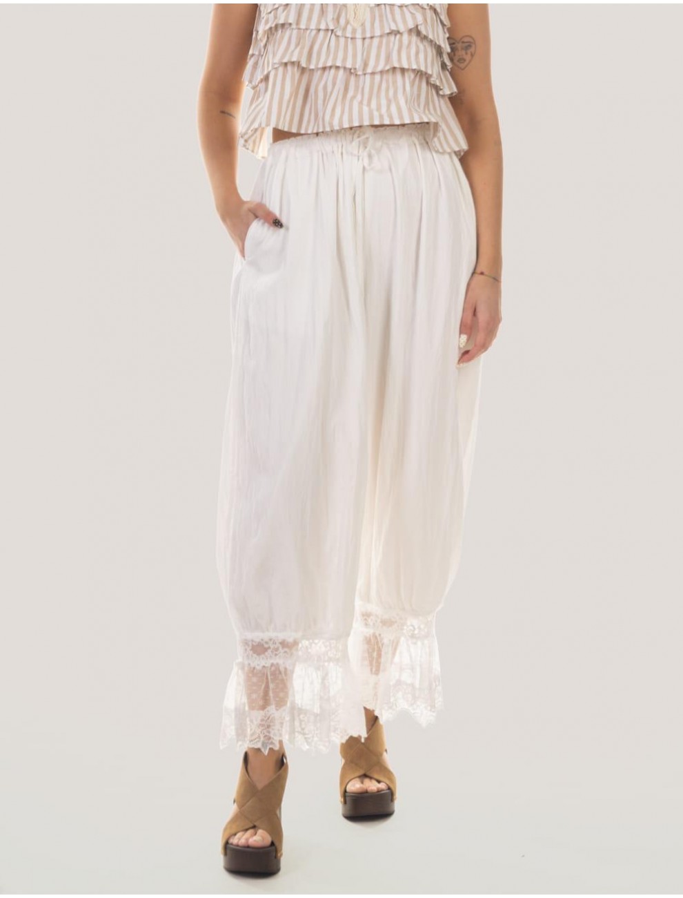 PANTALoN OBVIO RIBA BLANCO