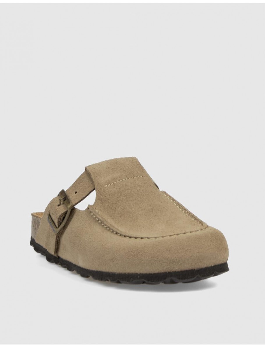 ZUECO AUTENTI REGUY TAUPE