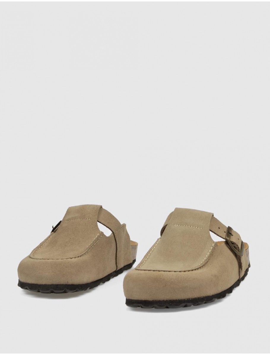 ZUECO AUTENTI REGUY TAUPE