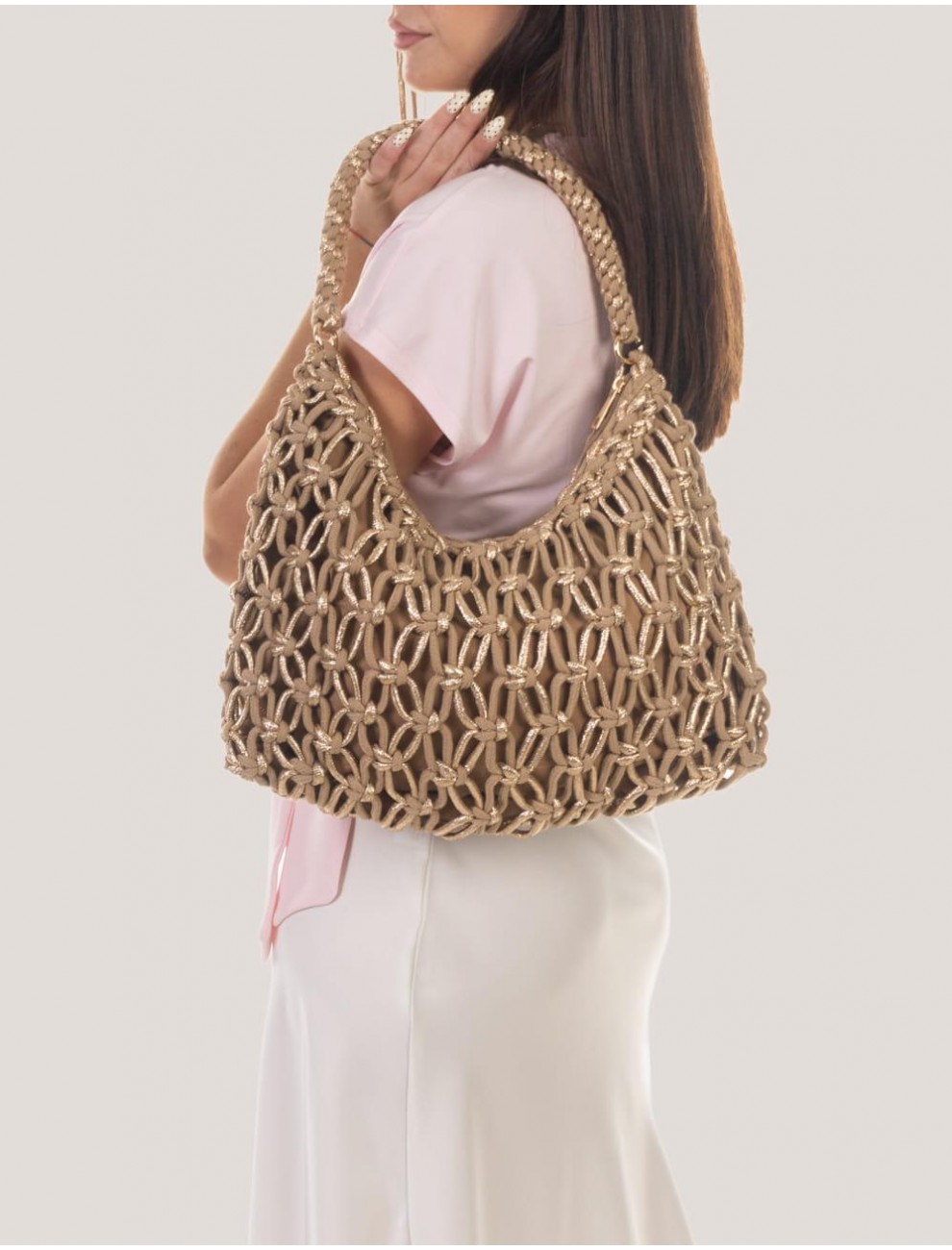 BOLSO OBVIO COMPLEMENTOS ROW TAUPE