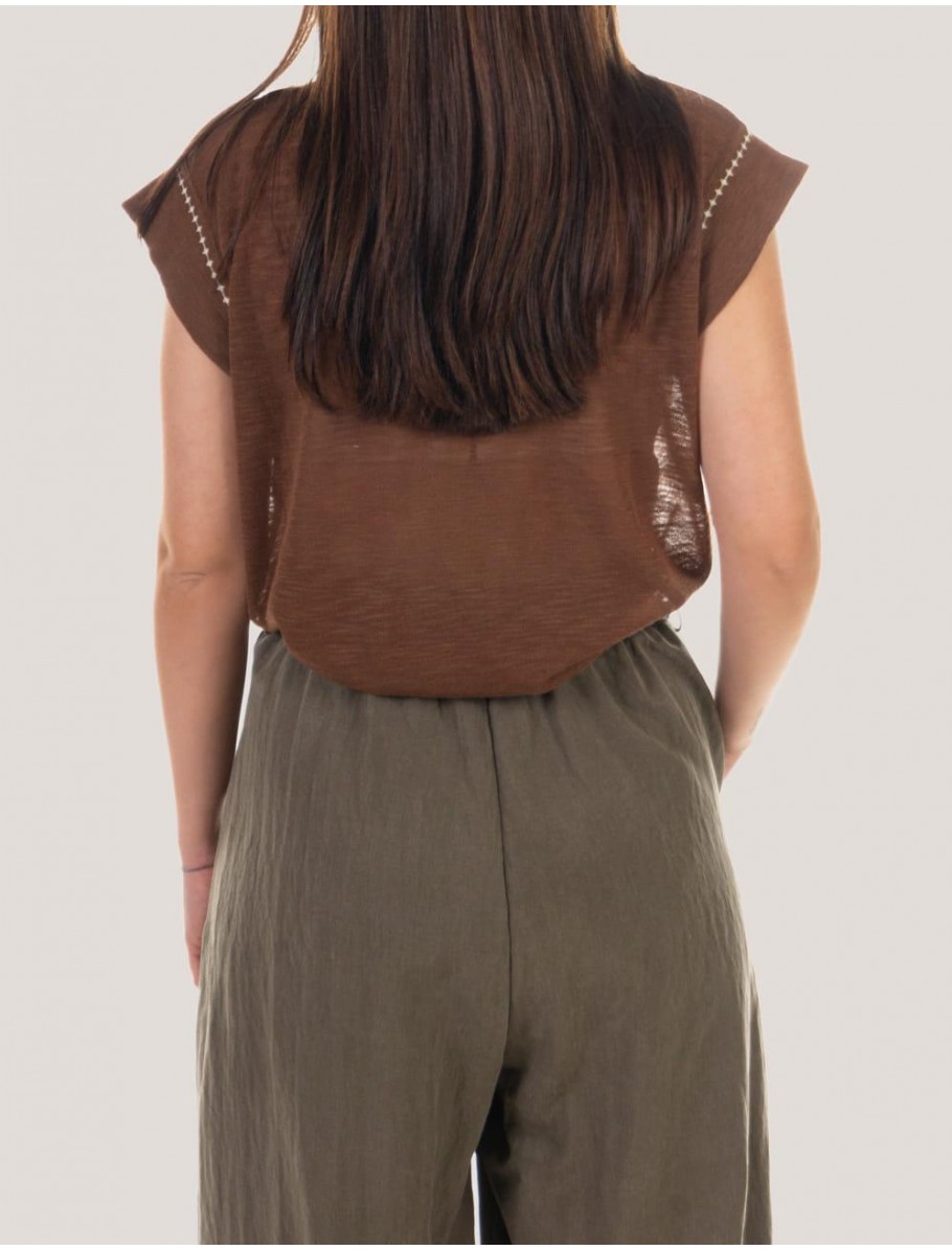 CAMISA OBVIO KAELIS MARRoN