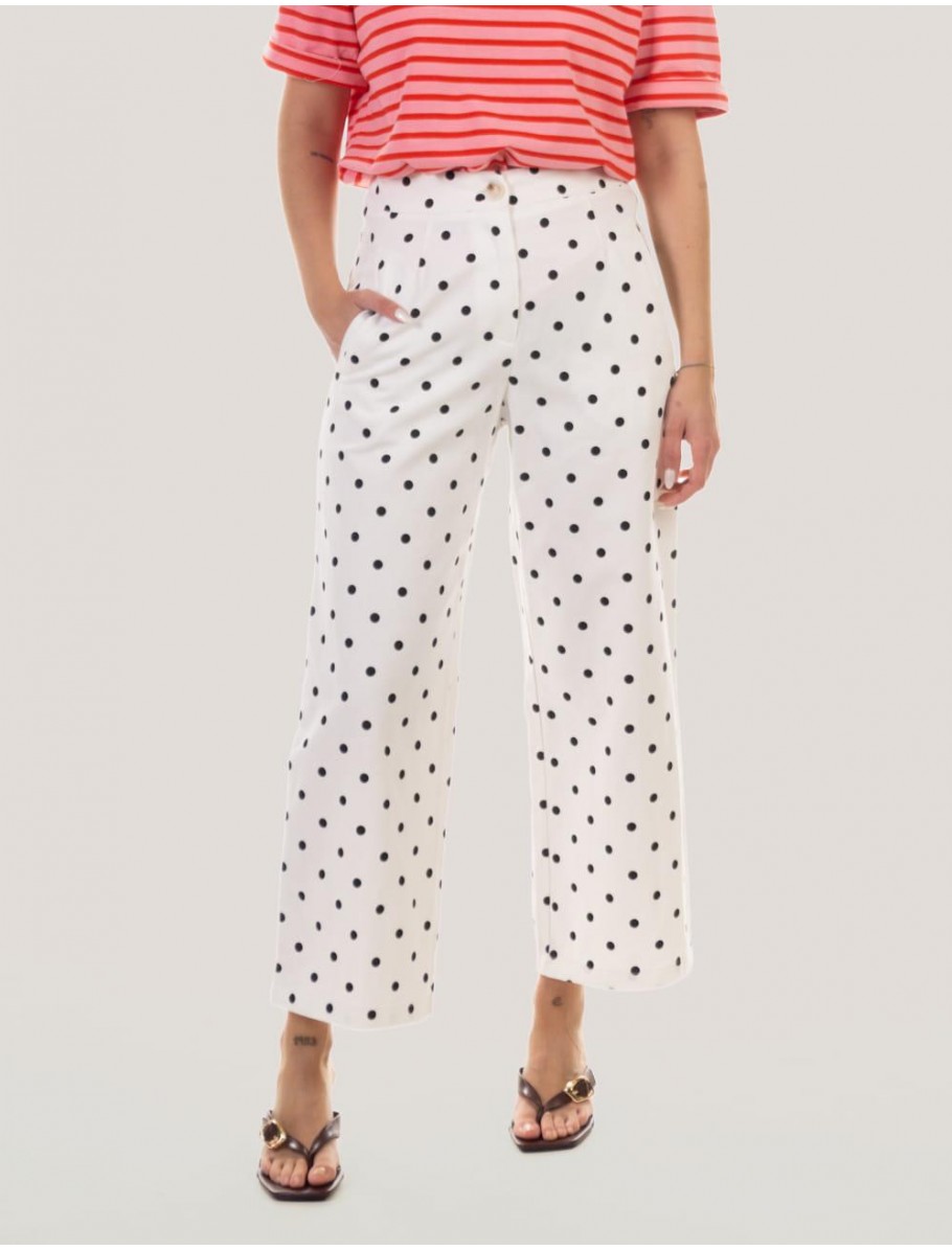 PANTALoN OBVIO POLKA BLANCO