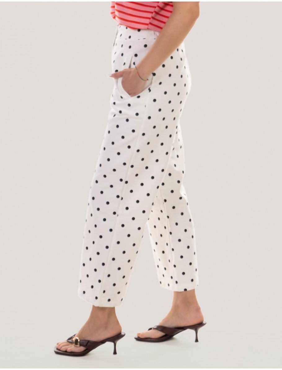 PANTALoN OBVIO POLKA BLANCO
