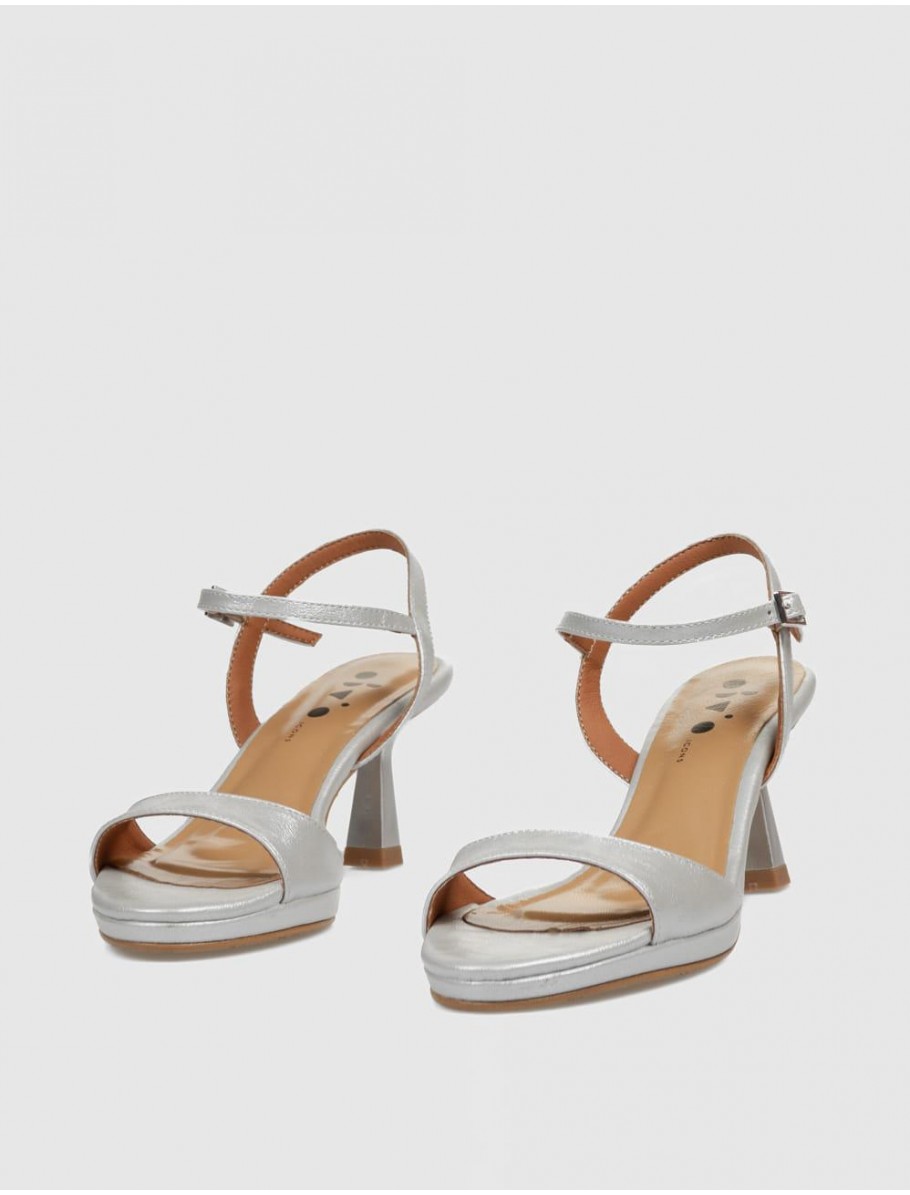 SANDALIA OBVIO SHOES DULCE PLATA