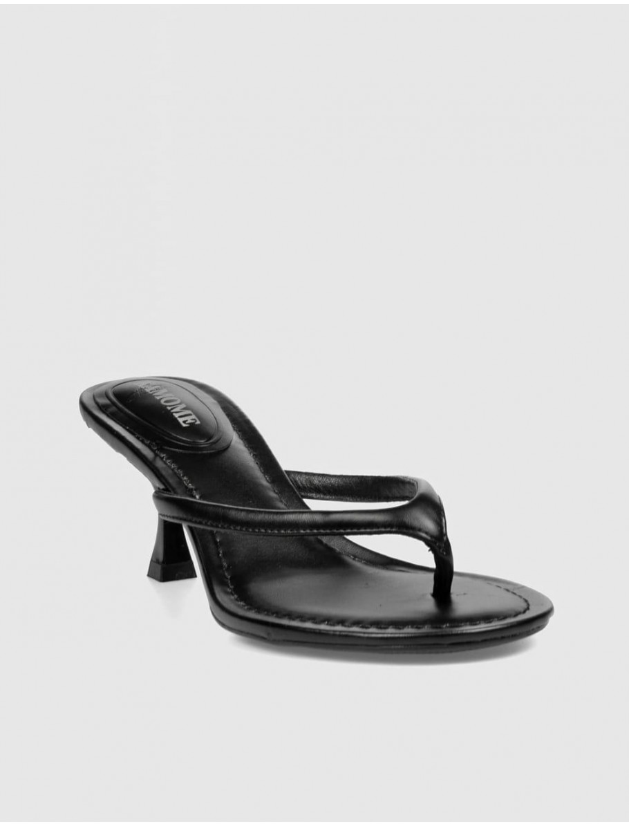 SANDALIA DE DEDO KAMOME TRENDS IBIAS NEGRO
