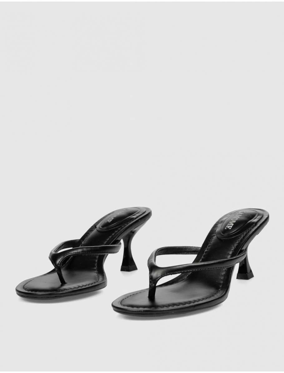 SANDALIA DE DEDO KAMOME TRENDS IBIAS NEGRO