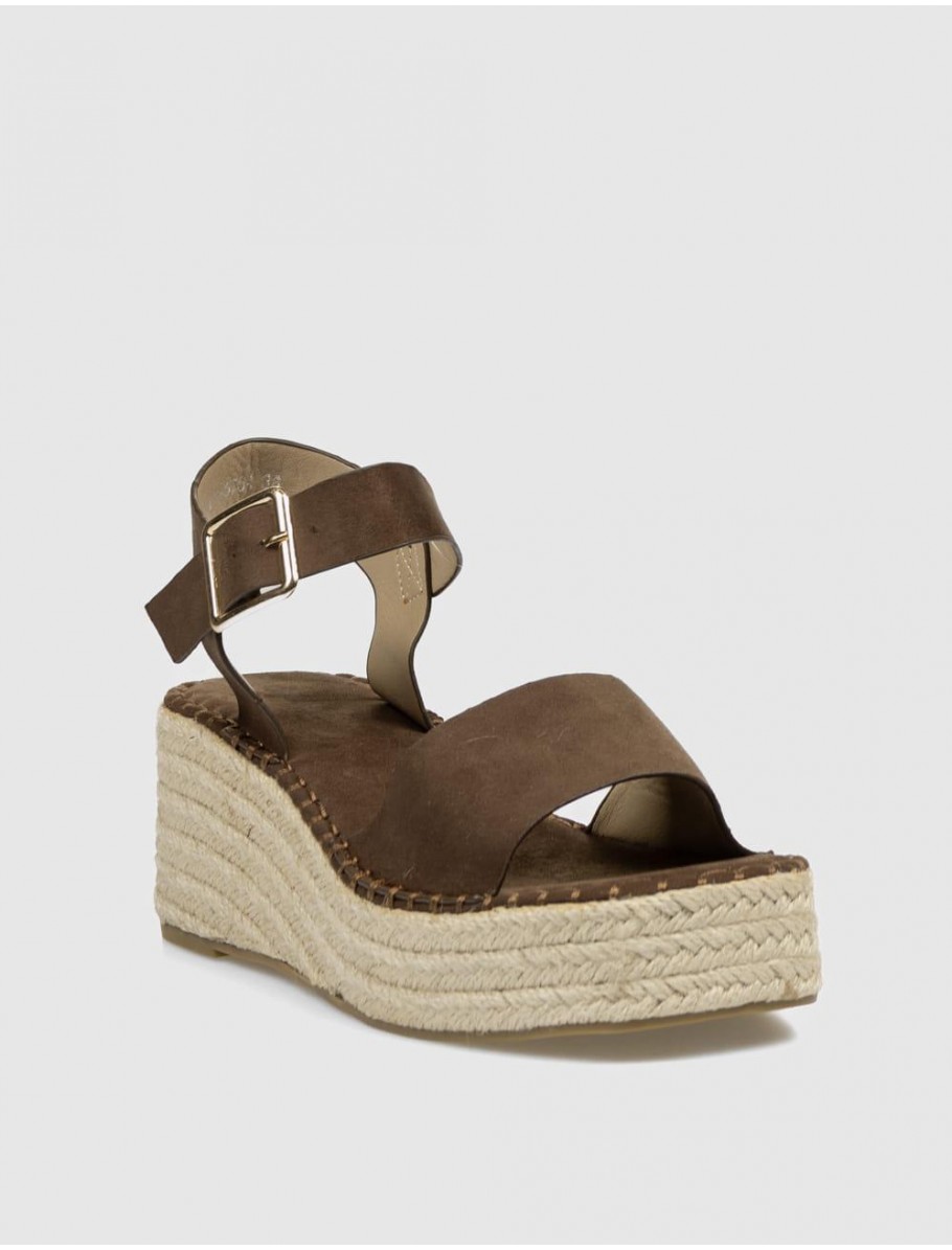 ALPARGATA KAMOME TRENDS ALLANDE MARRoN