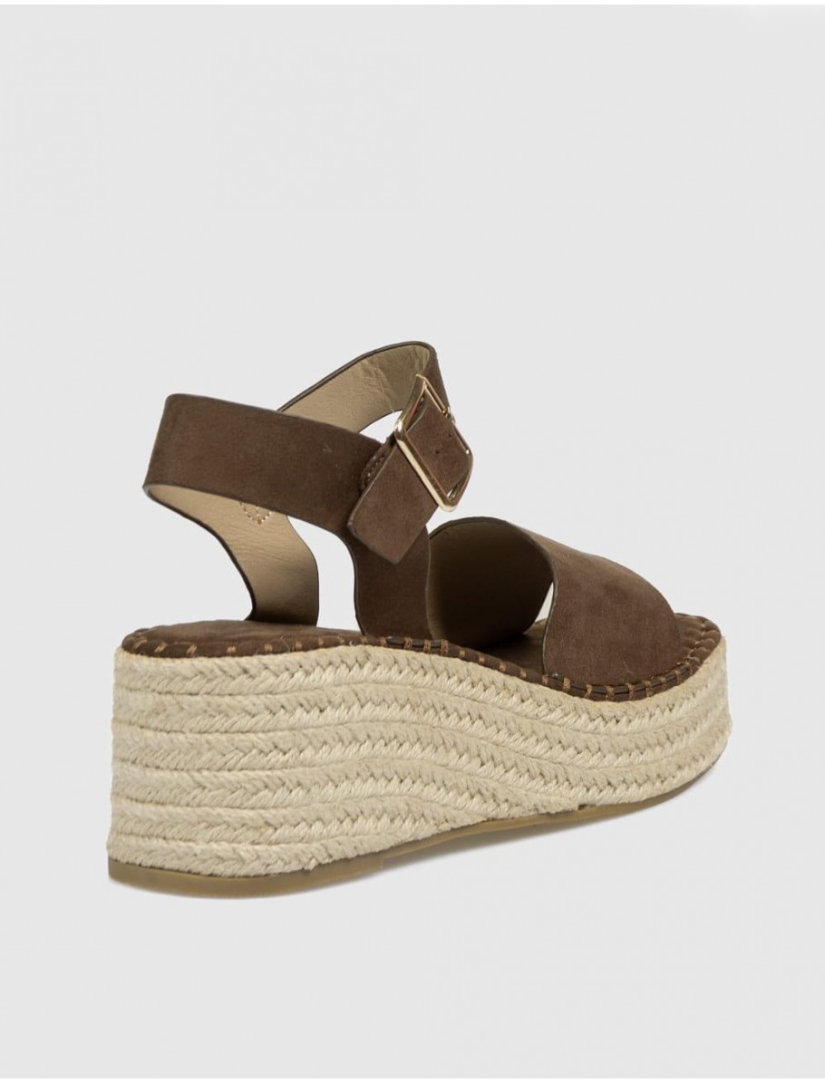 ALPARGATA KAMOME TRENDS ALLANDE MARRoN