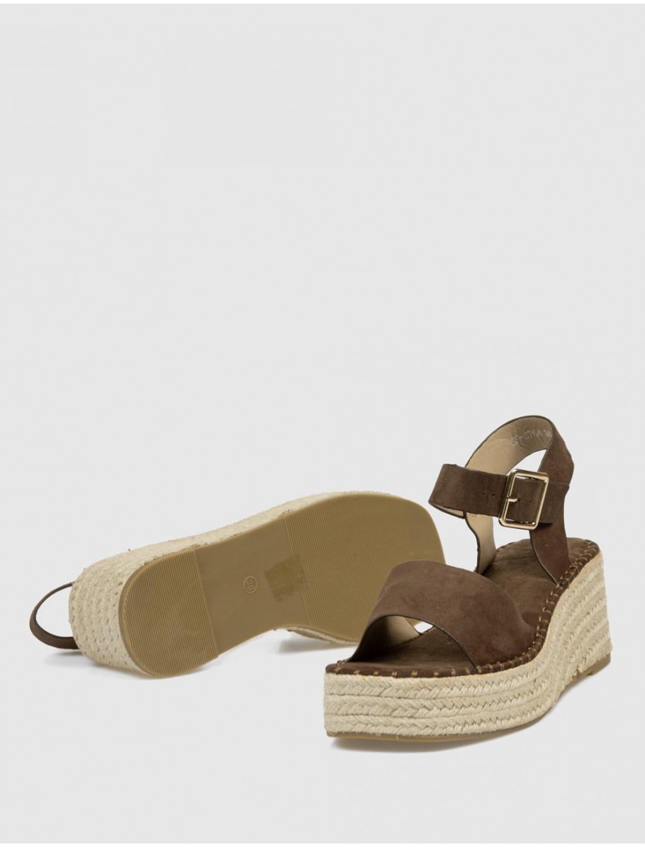 ALPARGATA KAMOME TRENDS ALLANDE MARRoN
