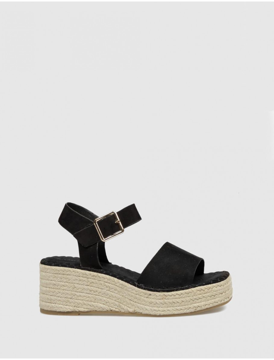 ALPARGATA KAMOME TRENDS ALLANDE NEGRO
