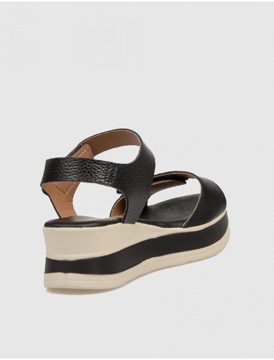 SANDALIA KAMOME GRACE NEGRO