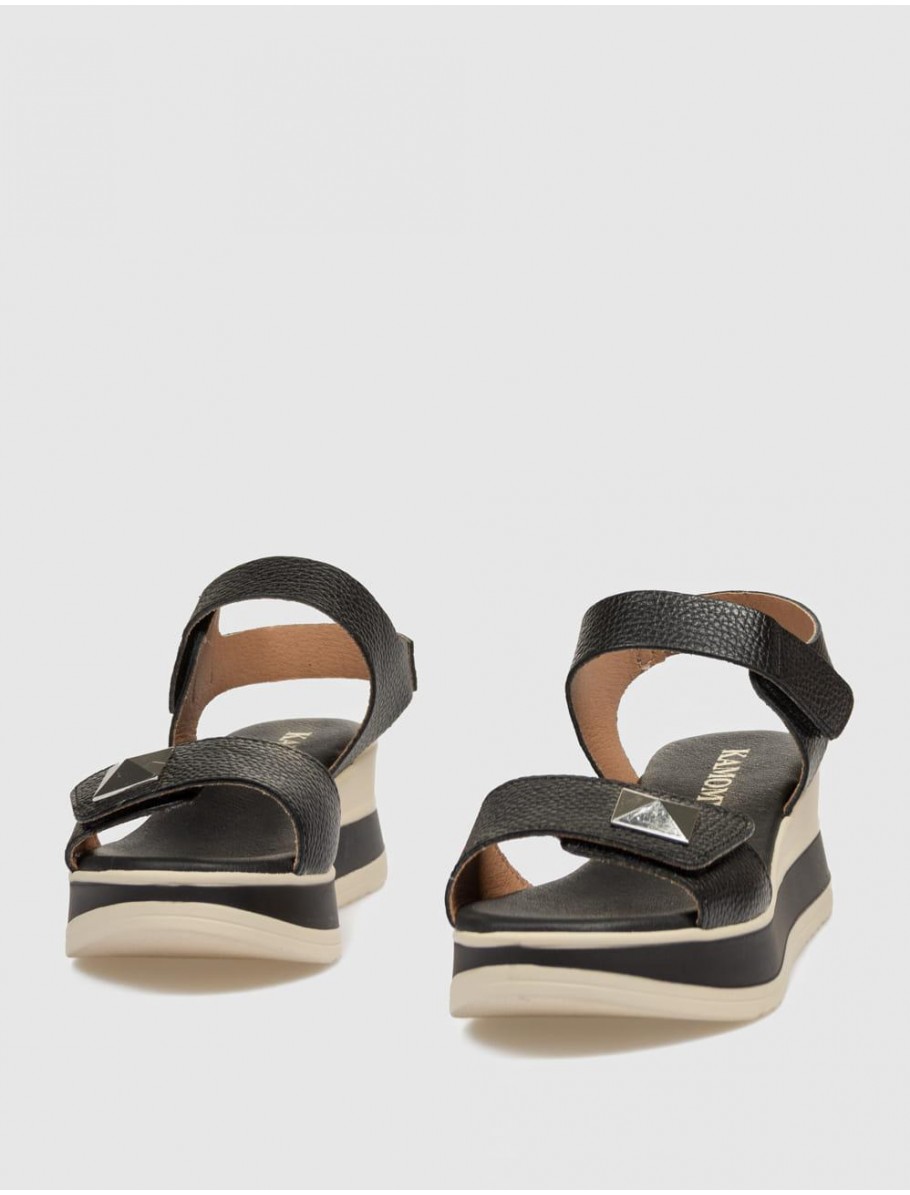 SANDALIA KAMOME GRACE NEGRO