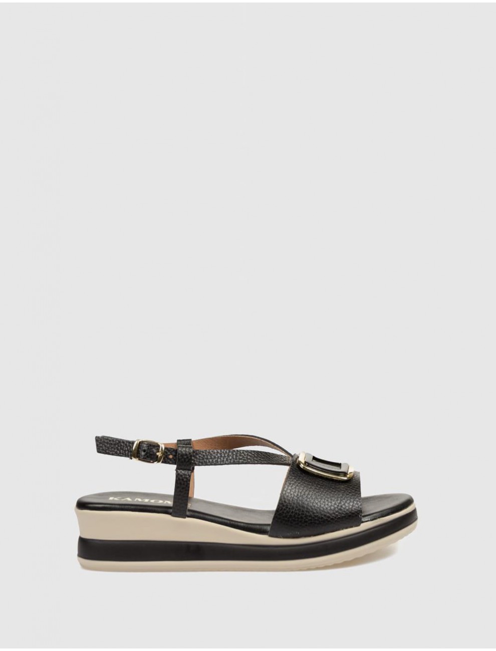 SANDALIA KAMOME CAPEL NEGRO