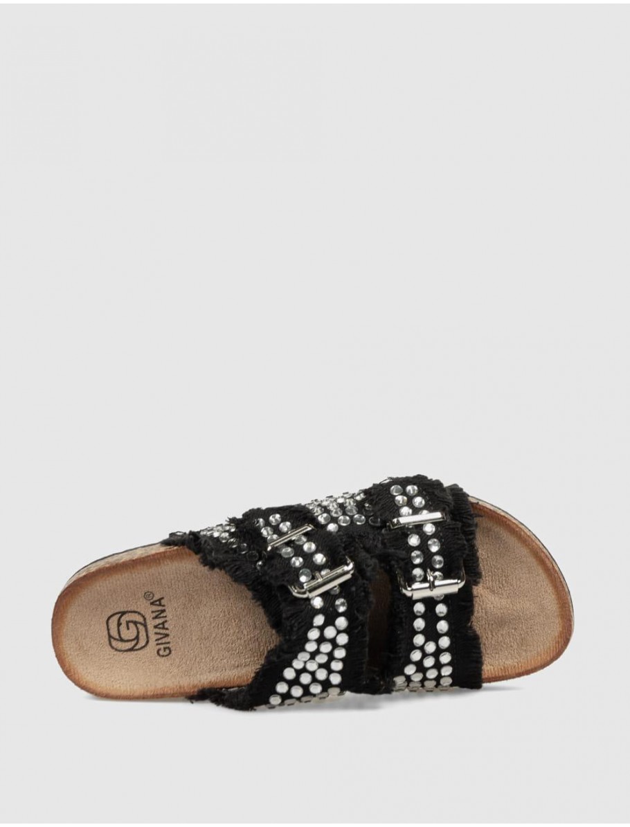 SANDALIA KAMOME TRENDS CERON NEGRO