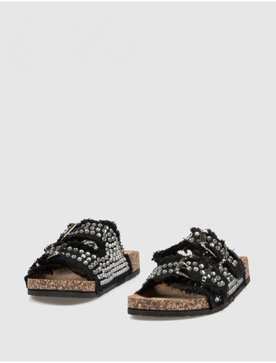 SANDALIA KAMOME TRENDS CERON NEGRO