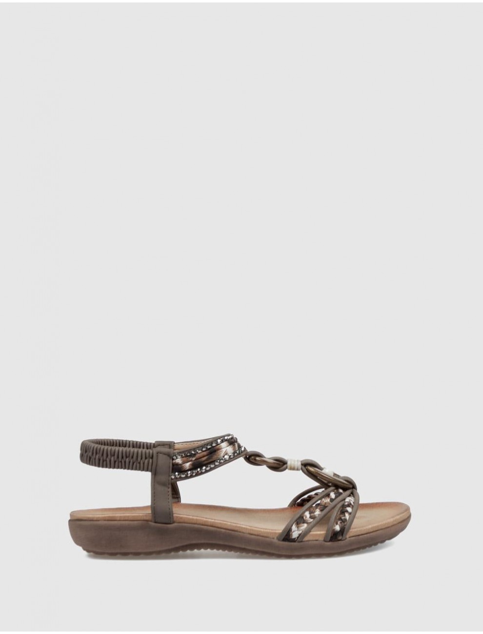 SANDALIA KAMOME TRENDS GAVER MARRoN