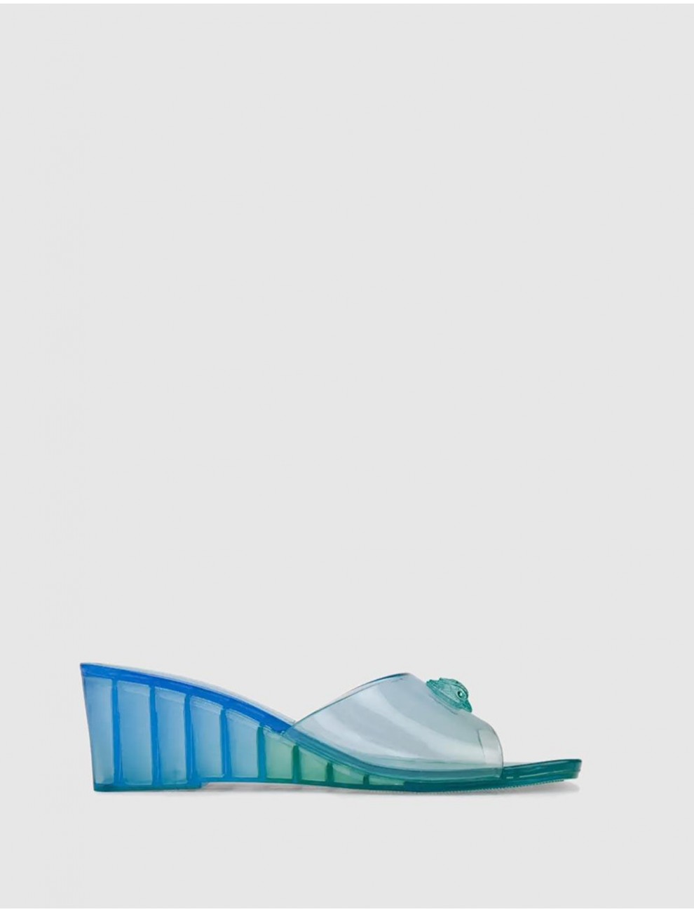 SANDALIA KURT GEIGER MADDISON WEDGE MULE AZUL