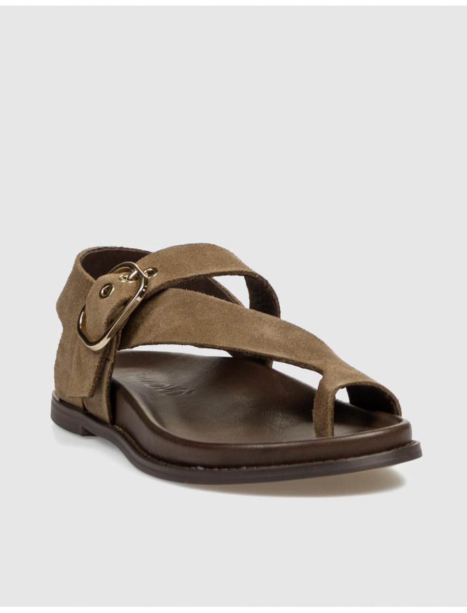 SANDALIA DE DEDO INUOVO D51014 CaMEL