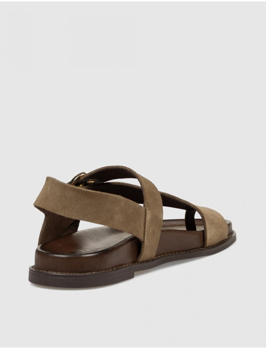 SANDALIA DE DEDO INUOVO D51014 CaMEL
