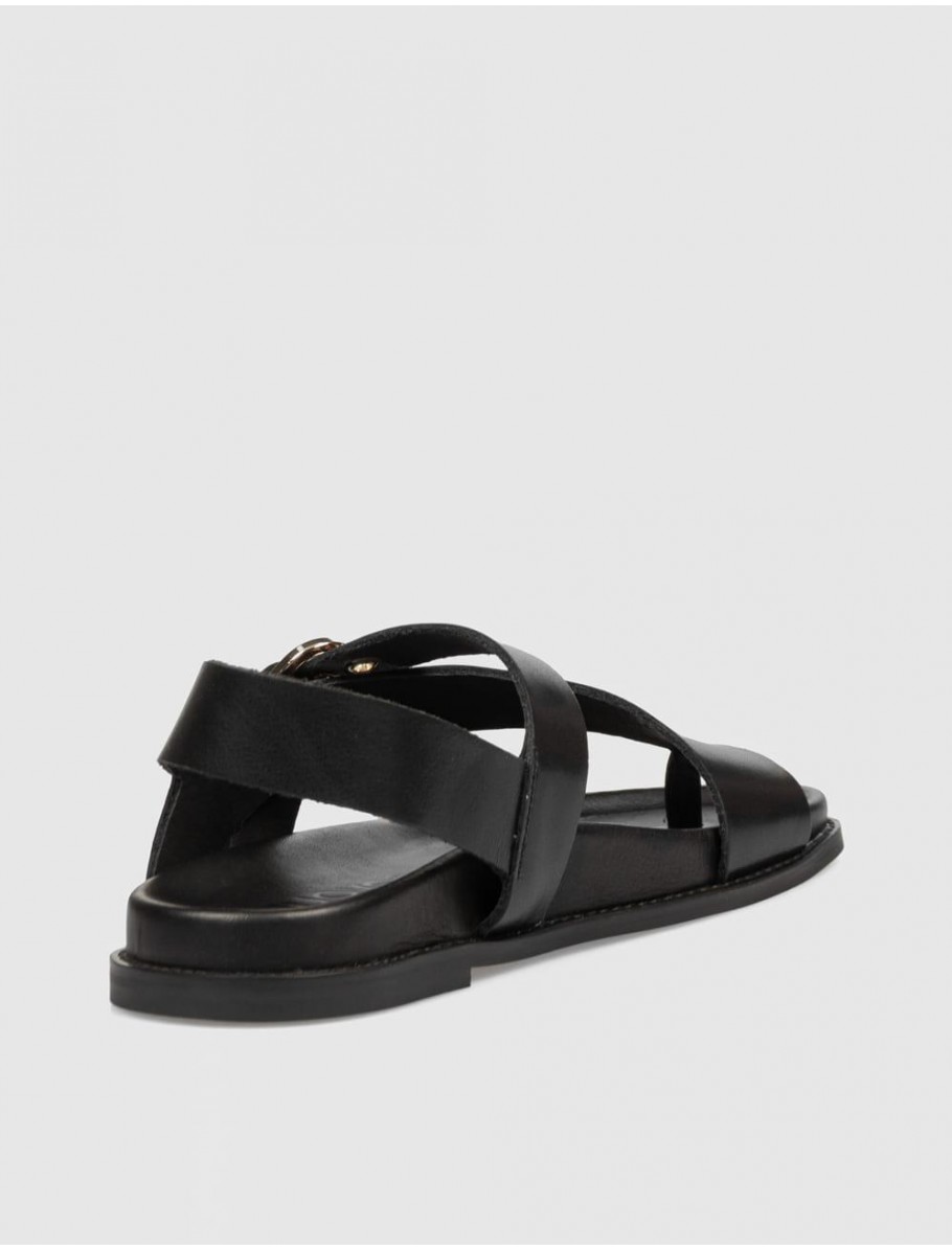 SANDALIA DE DEDO INUOVO D51014 NEGRO