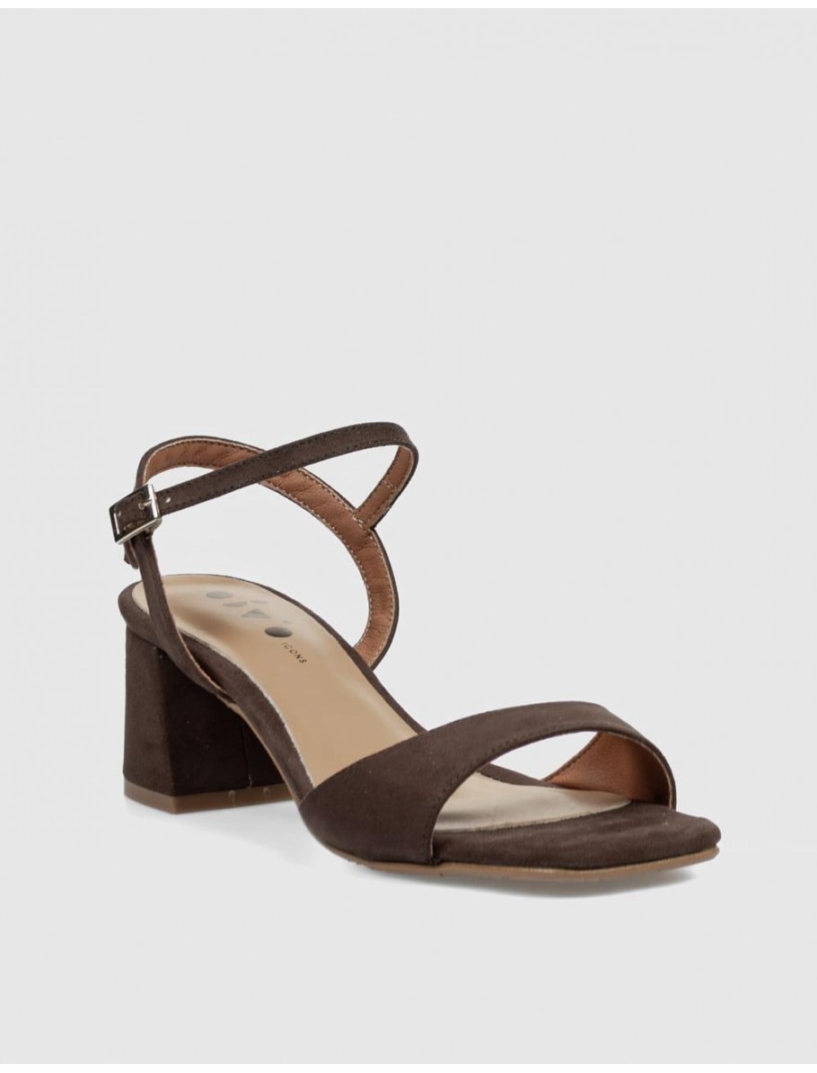 SANDALIA OBVIO SHOES DONIA MARRoN