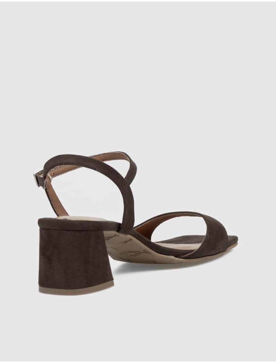 SANDALIA OBVIO SHOES DONIA MARRoN