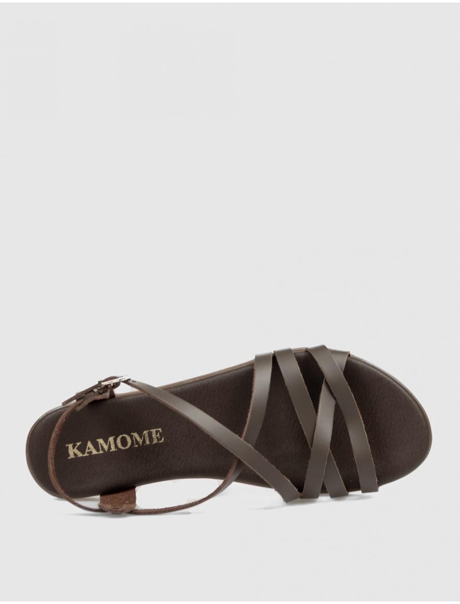 SANDALIA KAMOME YEYA MARRoN