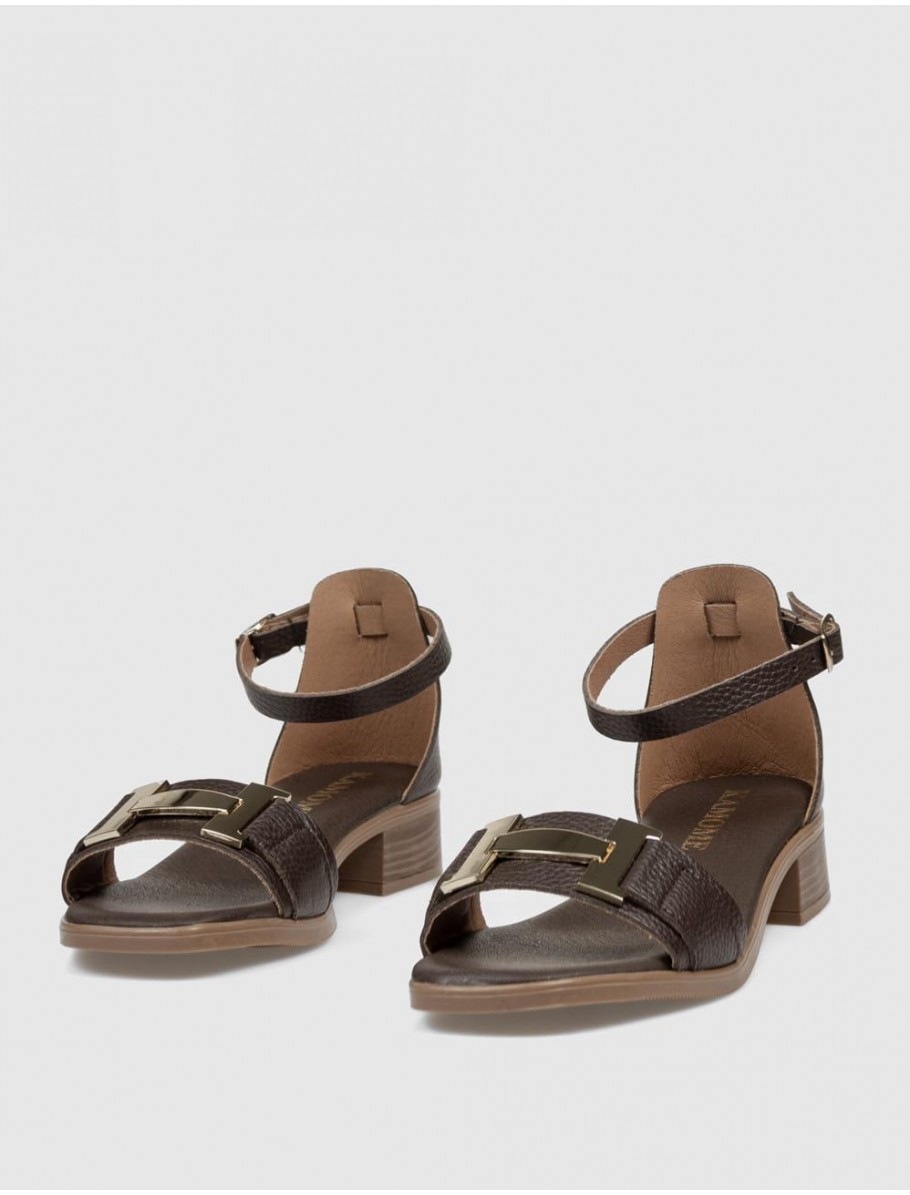 SANDALIA KAMOME ZAZU MARRoN