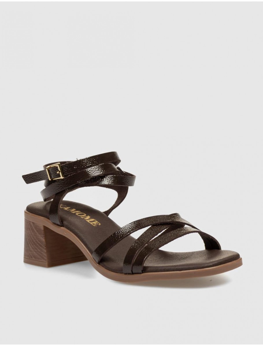 SANDALIA KAMOME TASYA MARRoN