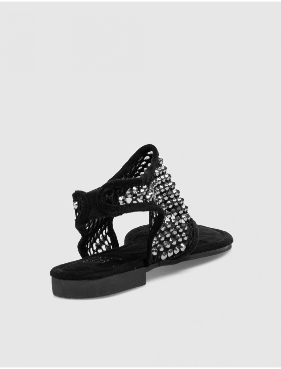 SANDALIA DE DEDO KAMOME TRENDS BOAL NEGRO